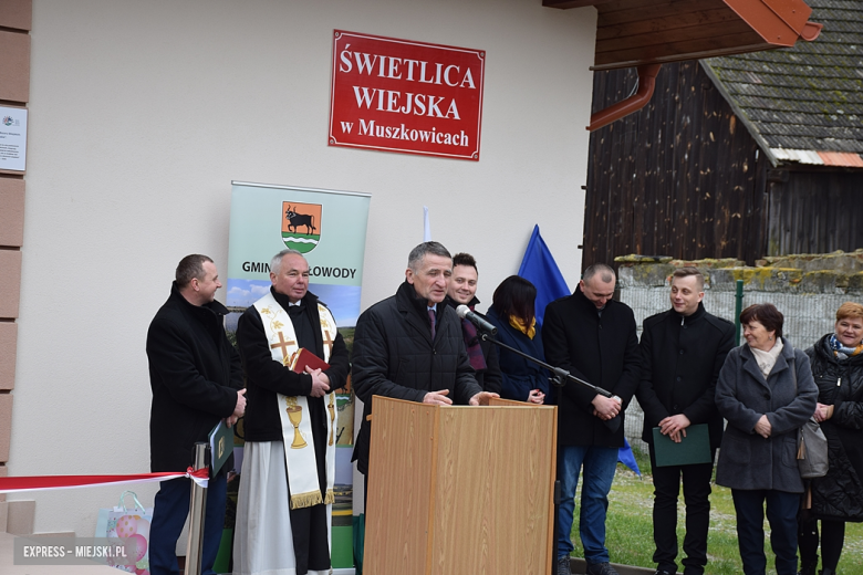 Uroczyste otwarcie świetlicy wiejskiej w Muszkowicach