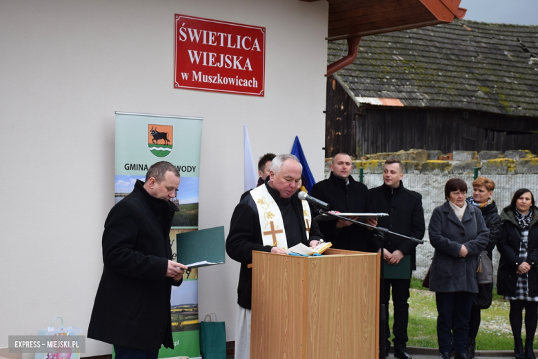 	Uroczyste otwarcie świetlicy wiejskiej w Muszkowicach
