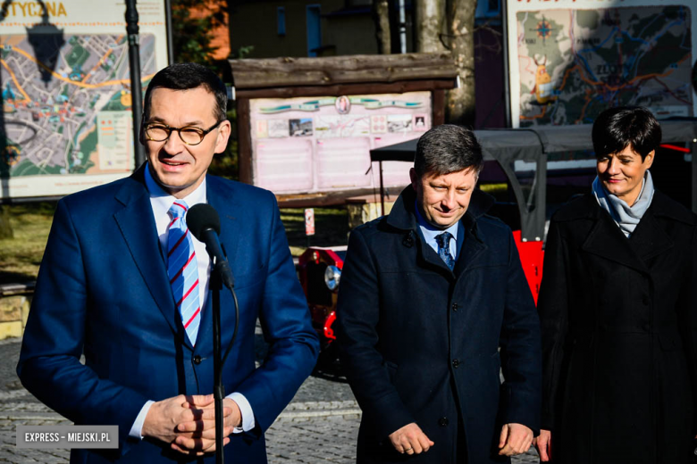 Premier Mateusz Morawiecki z wizytą w Złotym Stoku