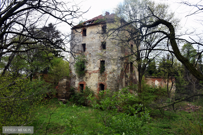 Zamek w Ciepłowodach - maj 2021. Obiekt znajduje się w bardzo złym stanie. Pojawiła się jednak nadzieja, że uda się go uratować. Od marca 2021 roku zamek ma nowego właściciela