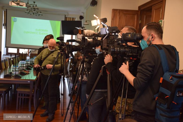 	Briefing prasowy dotyczący postępów prac przy realizacji EURO-PARKU Ząbkowice