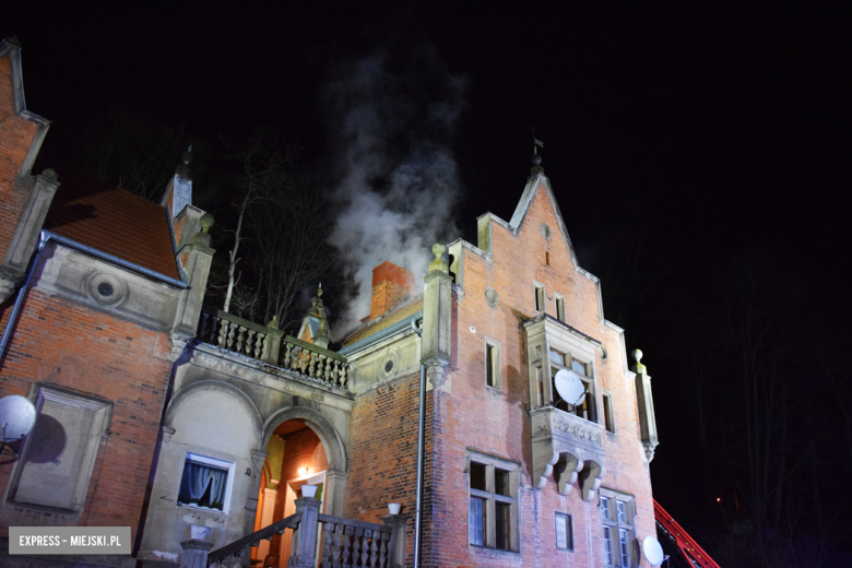Pożar „Domu Rządcy” w Kamieńcu Ząbkowickim