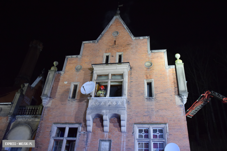 Pożar „Domu Rządcy” w Kamieńcu Ząbkowickim