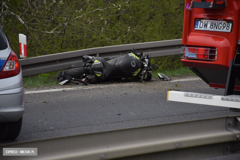 Śmiertelny wypadek z udziałem motocyklisty w Szklarach