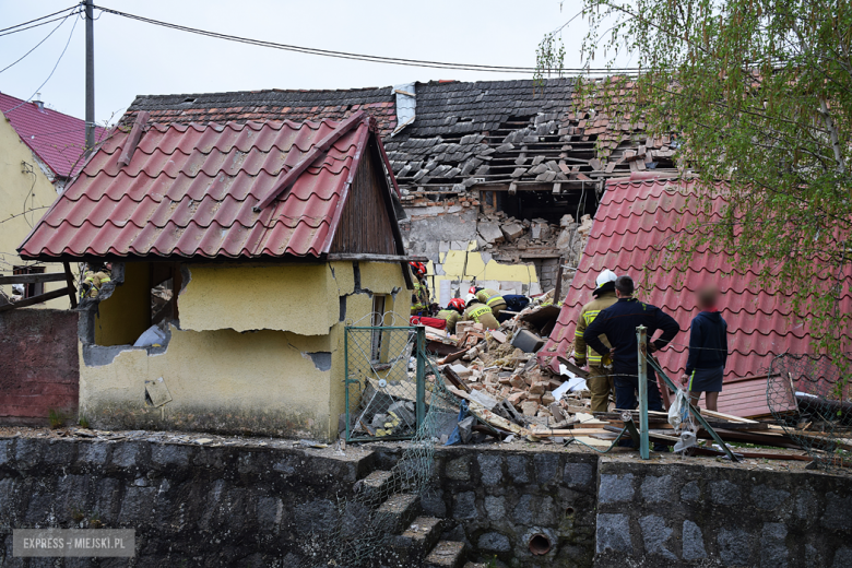 Wybuch gazu, zawalił się dom. W szpitalu zmarła 80-letnia kobieta, którą wyciągnięto spod gruzowiska