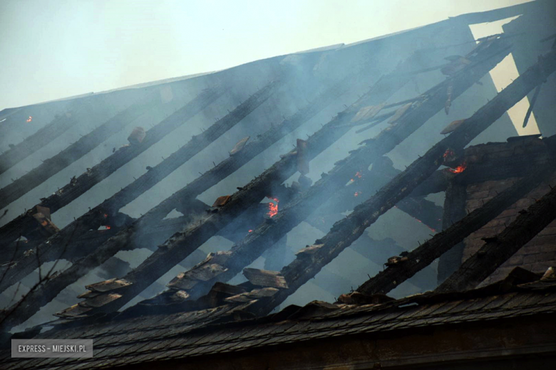 Pożar budynku w Brochocinie 