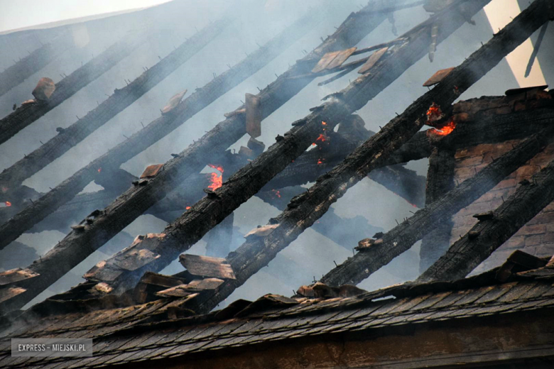 Pożar budynku w Brochocinie 