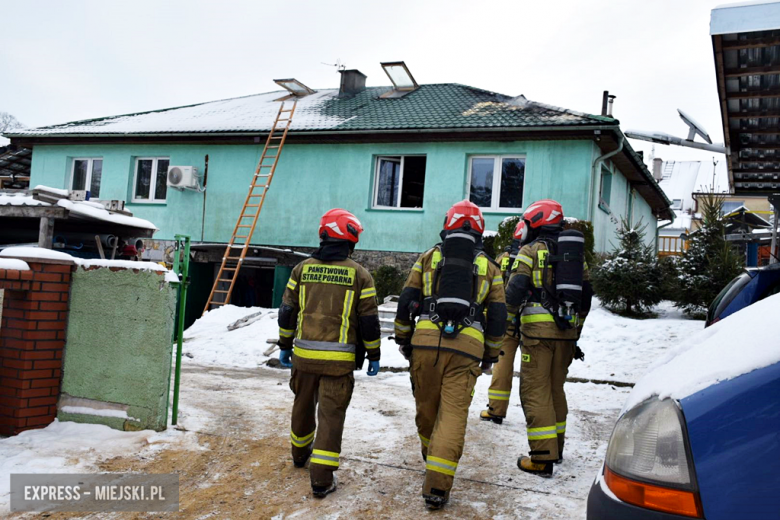 Pożar domu jednorodzinnego w Ziębicach