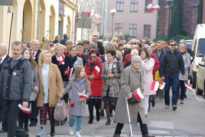 Obchody 100-lecia odzyskania niepodległości przez Polskę w Ziębicach