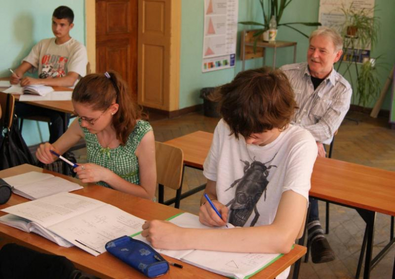 Nauczyciele z Niemiec w polskiej szkole