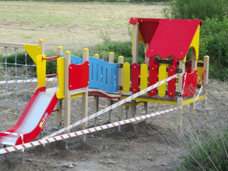 Plac zabaw w Opolnicy już niebawem także zostanie oddany do użytku