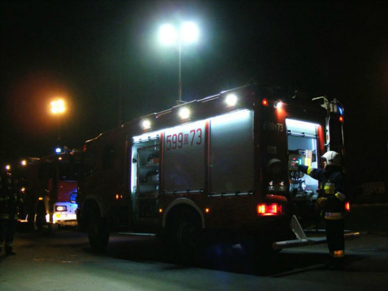 Ćwiczenia strażaków mają na celu m.in. doskonalenie organizacji akcji gaśniczych