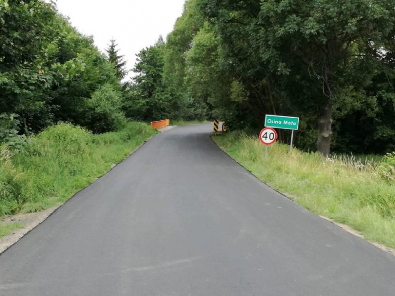 Remont drogi powiatowej Ziębice-Starczówek na ukończeniu