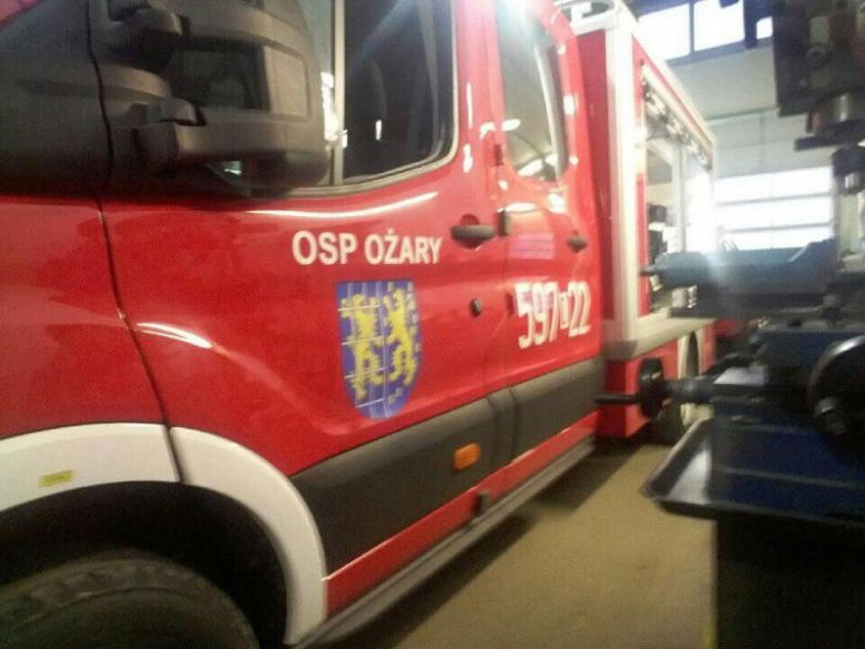 Strażacy-ochotnicy z Ożar mają nowy wóz strażacki