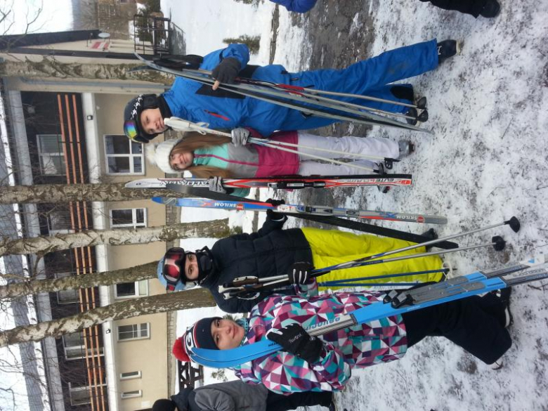 Gimnazjaliści na nartach w Czechach