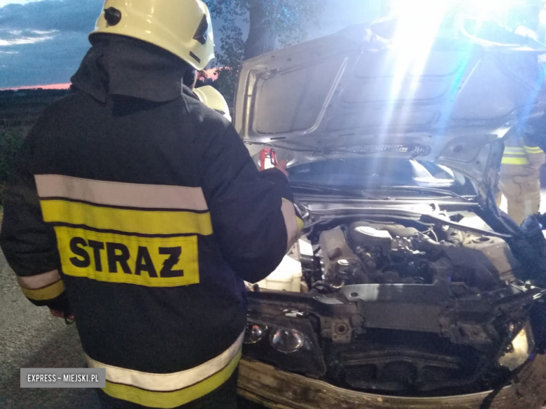 Zderzenie Citroena i BMW w Kamieńcu Ząbkowickim 