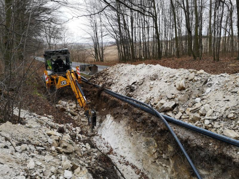 Budowa sieci kanalizacyjnej w gminie Ziębice