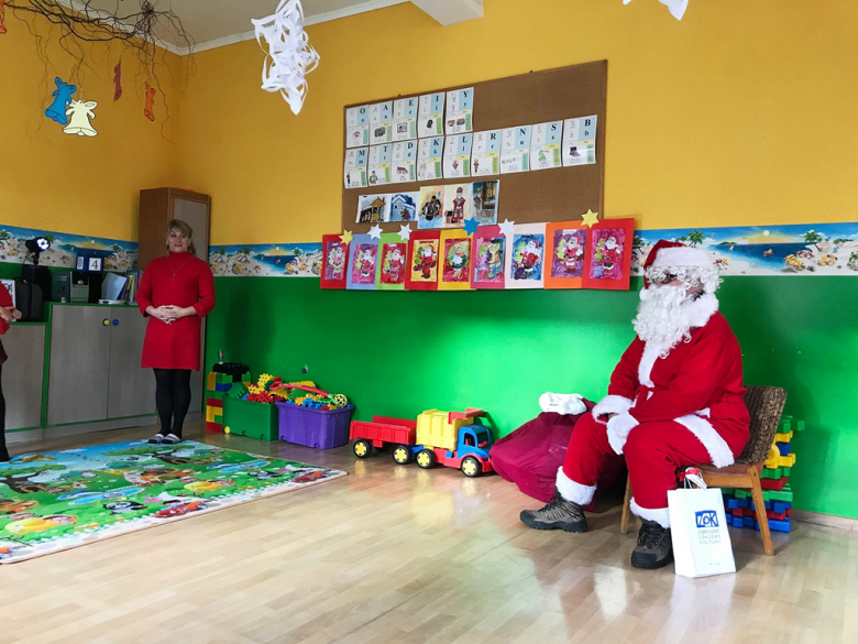 Święty Mikołaj odwiedził przedszkolaków