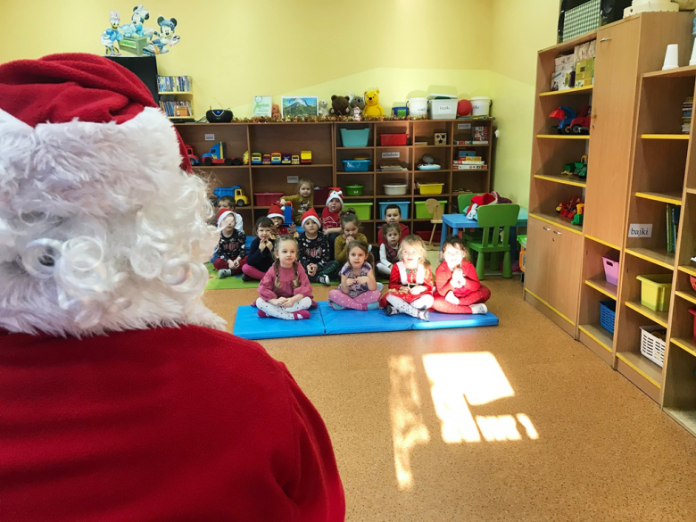 Święty Mikołaj odwiedził przedszkolaków