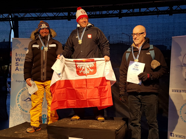 Marek Rother - mistrz świata w zimowym pływaniu - Talin 2018