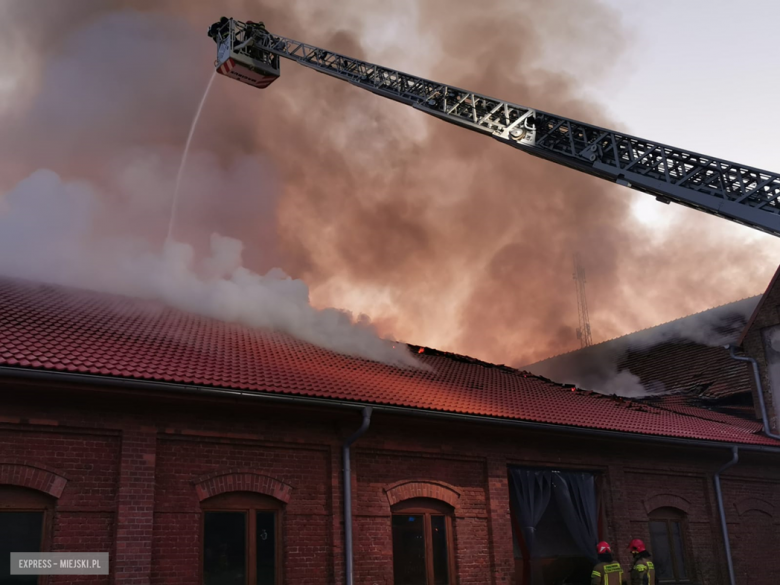 Pożar budynku gospodarczego w Szklarach