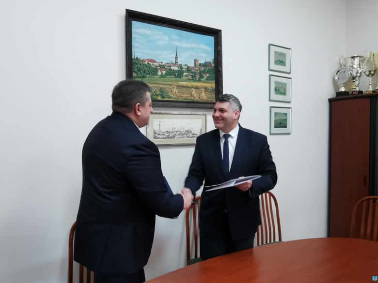Podpisanie porozumienia o partnerstwie pomiędzy miastami Kańczuga i Ząbkowice Śląskie