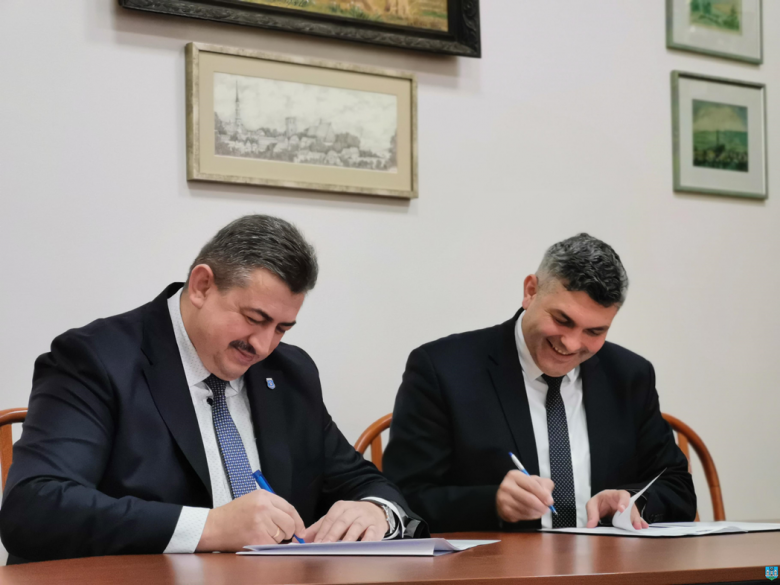 Podpisanie porozumienia o partnerstwie pomiędzy miastami Kańczuga i Ząbkowice Śląskie