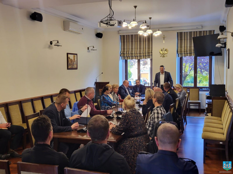 Tematem spotkania było przygotowanie miasta i gminy Ząbkowice Śląskie do zbliżającego się okresu zimowego

