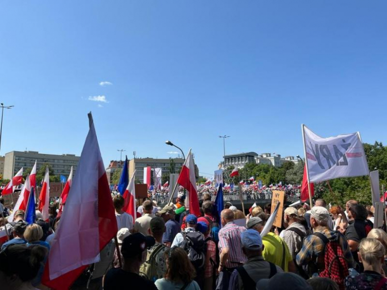 Samorządowcy z powiatu ząbkowickiego na Marszu 4 czerwca w Warszawie