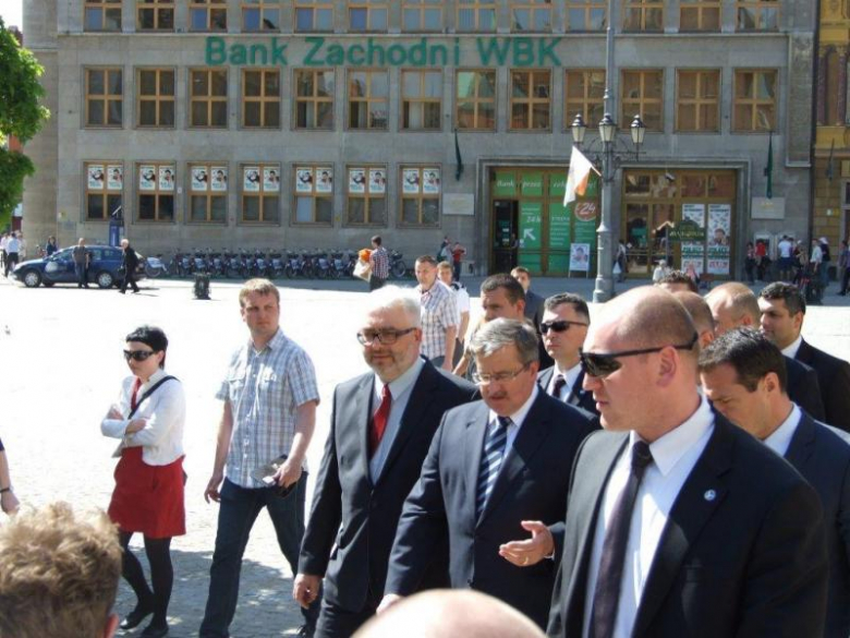 Spotkanie Burmistrza Ząbkowic z Prezydentem RP