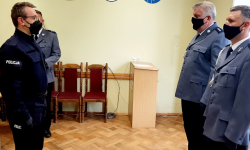 Ślubowanie nowego funkcjonariusza ząbkowickiej policji. Służbę rozpocznie w Ziębicach