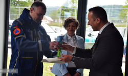 10-lecie polsko-niemieckiej współpracy strażaków. Były podziękowania i piknik