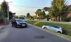 Zderzenie dwóch aut w Topoli