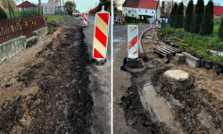 W Tomicach trwa budowa chodnika w ciągu drogi powiatowej