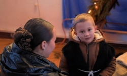 Przedstawienie jasełkowe dla babć i dziadków w Pomianowie Dolnym