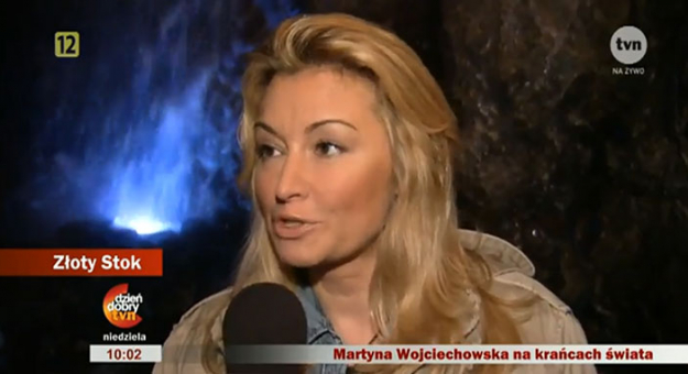 Martyna Wojciechowska w Kopalni Złota