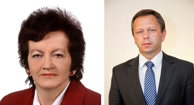 Alicja Bira i Andrzej Regner - kandydaci na burmistrza Ziębic