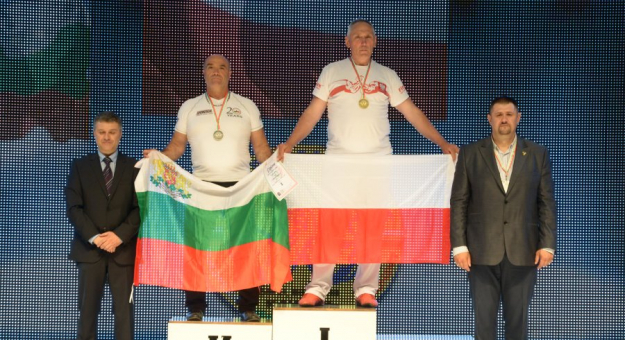Wiesław Jabłoński ze złotym medalem mistrzostw Europy