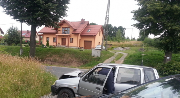 Sprawca wypadku został złapany w Kamieńcu Ząbkowickim