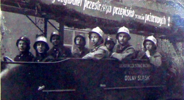 Strażacy ze Stoszowic - 1 maja 1950 rok