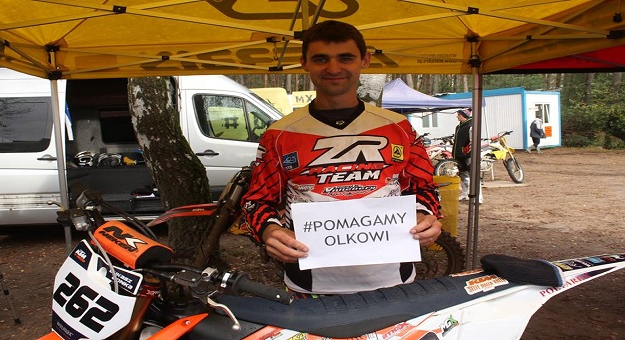 Akcję wspiera m.in. Łukasz Lonka - wielokrotny mistrz Polski w zawodach motocrossowych