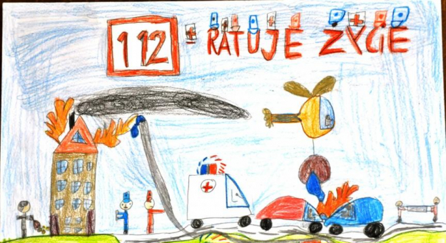 „112 – ratuje życie” - konkurs plastyczny dla przedszkolaków