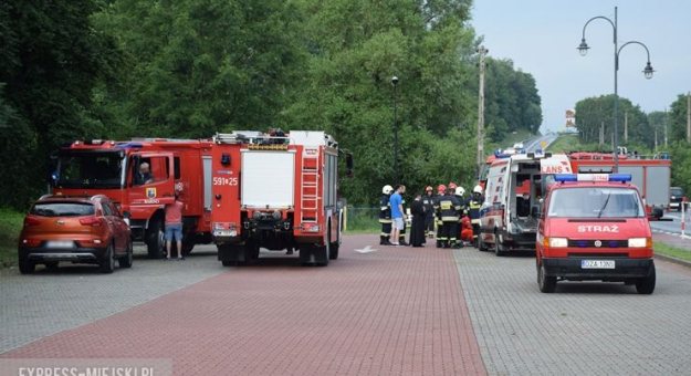 Akcja reanimacyjna strażaków i ratowników medycznych