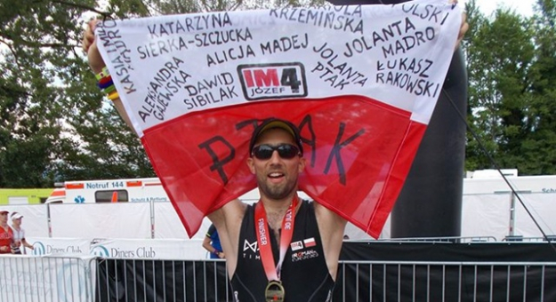 Wojciech Ptak wziął udział w zawodach triathlonowych Ironman w Zurichu