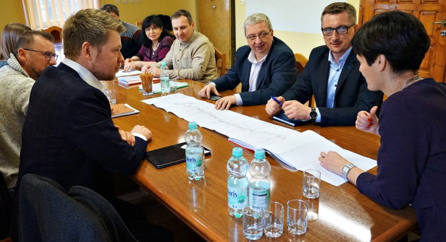 Spotkanie w sprawie przebudowy ul. Sudeckiej i placu Kościuszki w Złotym Stoku