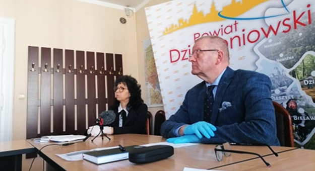 Posiedzenie Powiatowego Zespołu Zarządzania Kryzysowego w Dzierżoniowie