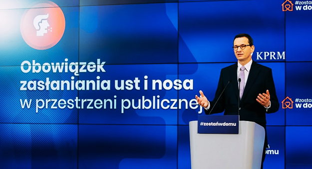 Premier Mateusz Morawiecki poinformował o zniesieniu pierwszych obostrzeń w walce z epidemią