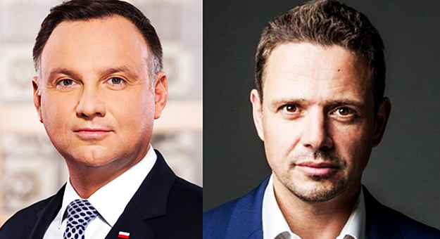 Sondażowe wyniki II tury wyborów prezydenckich: Andrzej Duda otrzymał poparcie 50.4 proc. głosujących, na Rafała Trzaskowskiego zagłosowało 49.6 proc. wyborców