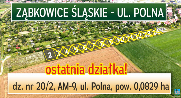 Przetarg na ostatnią nieruchomość gruntową przy ul. Polnej w Ząbkowicach Śląskich odbędzie się 15 listopada