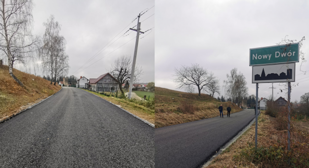 Remont ostatniego odcinka drogi gminnej Nowy Dwór-Skalice dobiega końca
